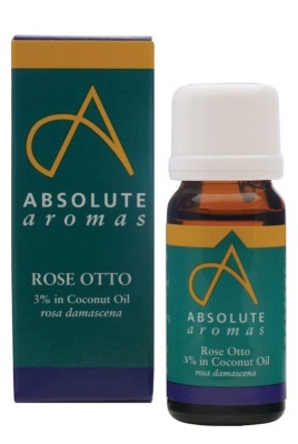 Absolute Aromas Rose Otto 3% in Coconut Oil 10ml